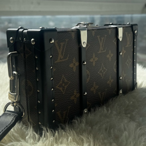 Louis Vuitton Brown and Black Monogram Trunk - Picture 11 of 14